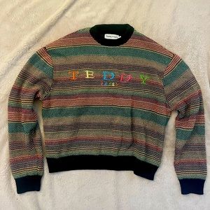 Teddy Fresh Rainbow Sweater Large